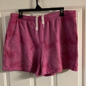 Pink Tie-Dye Women's Shorts